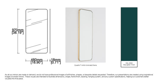 Set of 4 Bespoke Mirrors