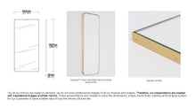 Set of 3 bespoke mirrors for FMA Builders