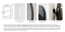 Set of 5 Bespoke mirrors