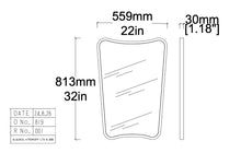 Bespoke Wall Hanging Vintage 2 No Illumination Full Frame – Seamless  Nickel Plated Finish (813 X 559 X 30mm)