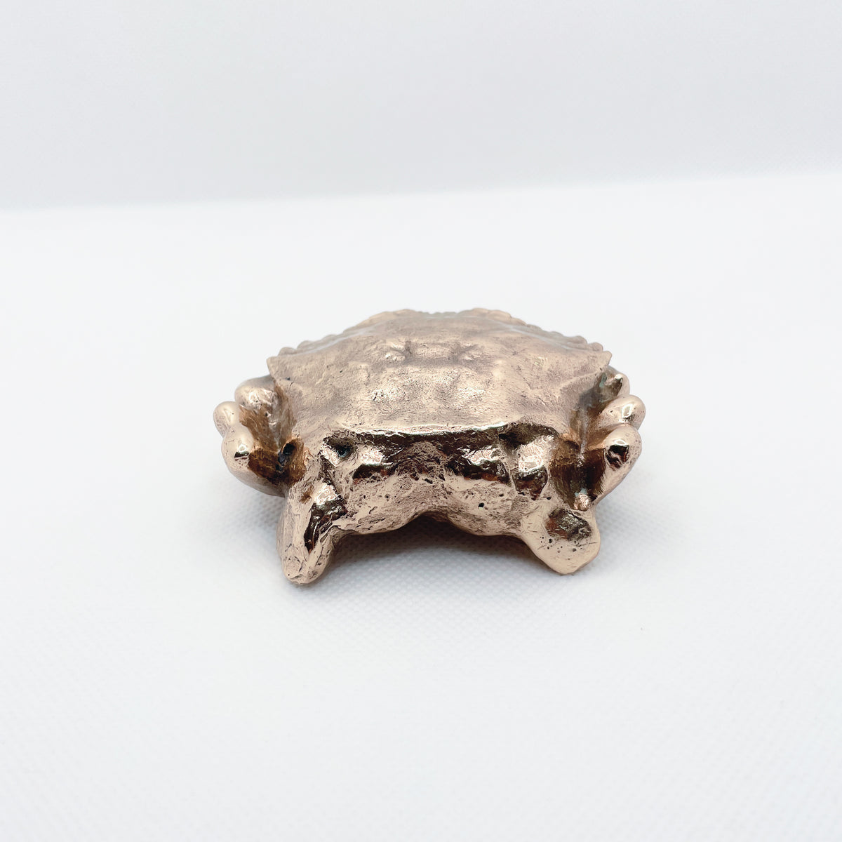 Handcast Miniature Necora Crab Animal Bronze Sculpture by Javier de la Rosa