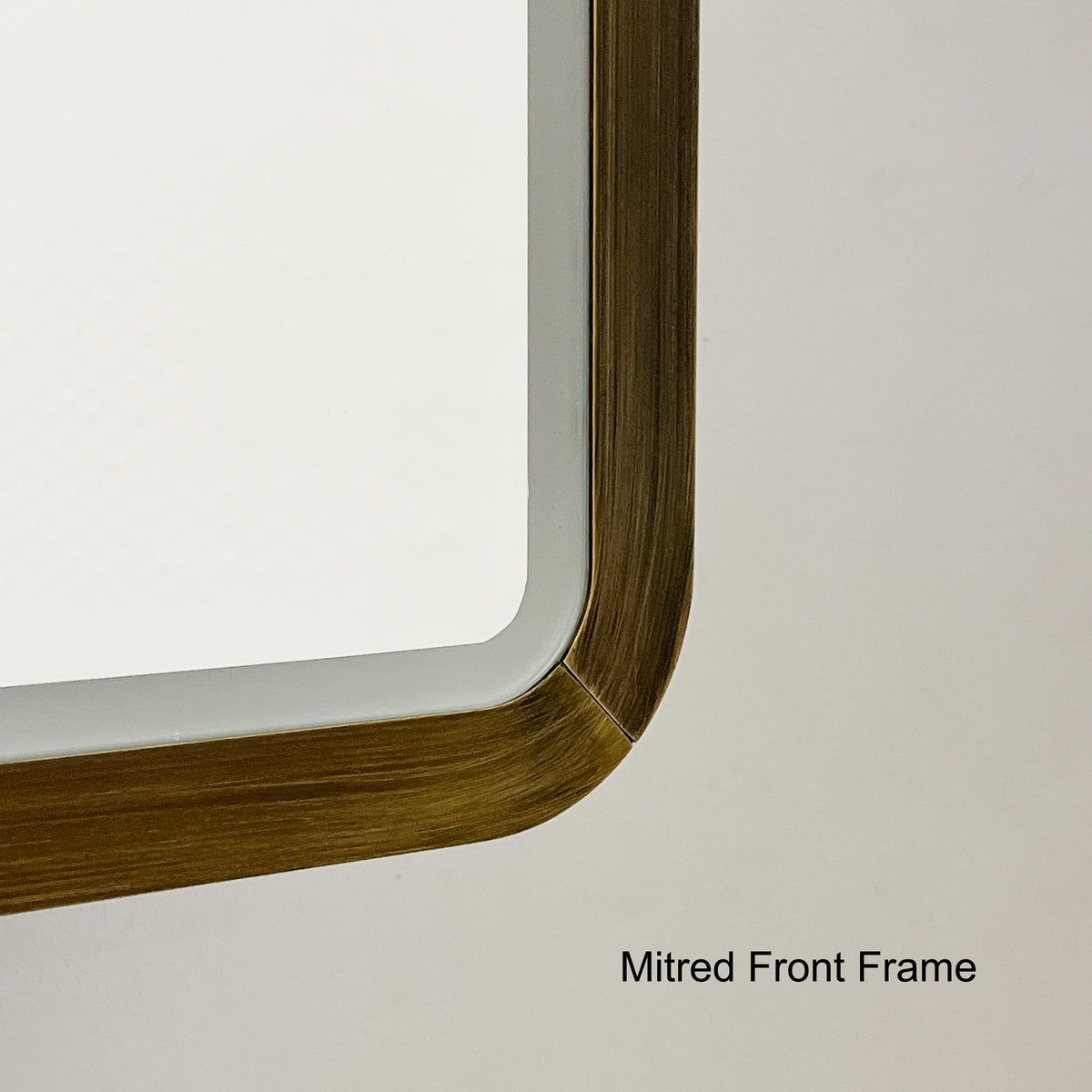 Freeform Ceiling Suspended Mirror with Bronze Patina Full Frame - Vintage N. 2