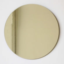 Orbis™ Bronze Tinted Round Minimalist Frameless Mirror