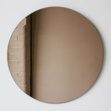 Orbis™ Minimalist Round Frameless Mirror with Floating Effect