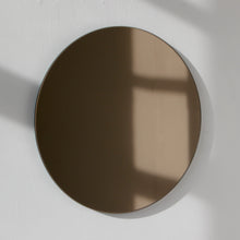 Orbis™ Bronze Tinted Round Minimalist Frameless Mirror