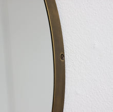 Capsula™ Capsule Shaped Bespoke Mirror with Patina Frame