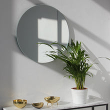 Orbis™ Minimalist Round Frameless Mirror with Floating Effect