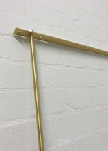 Set of 2 Orbis™ Suspended Round Mirror with Brushed Brass Frame and Two Rods