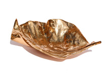Large Handcast Bronze Decorative Sculptural Leaf