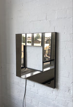 Back Illuminated Contemporary Bronze Tinted Square Donut™ Mirror