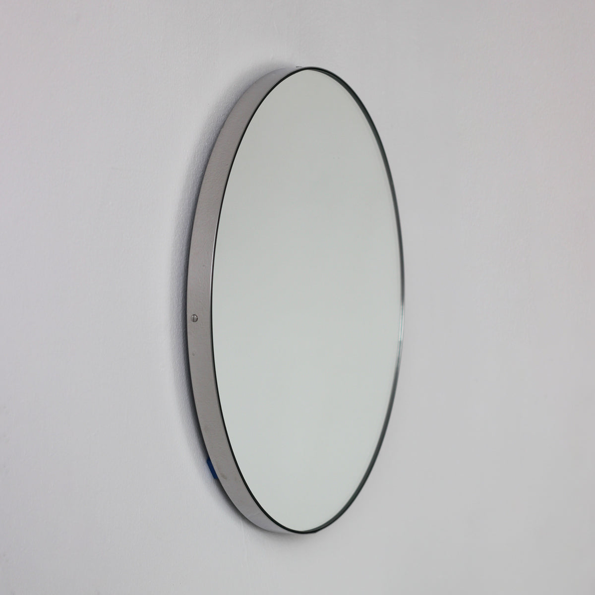 Orbis™ Round Minimalist Mirror with Stainless Steel Frame, Customisable