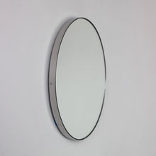Orbis™ Round Minimalist Mirror with Stainless Steel Frame, Customisable