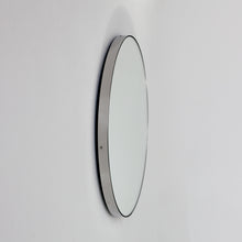 Orbis™ Round Minimalist Mirror with Stainless Steel Frame, Customisable