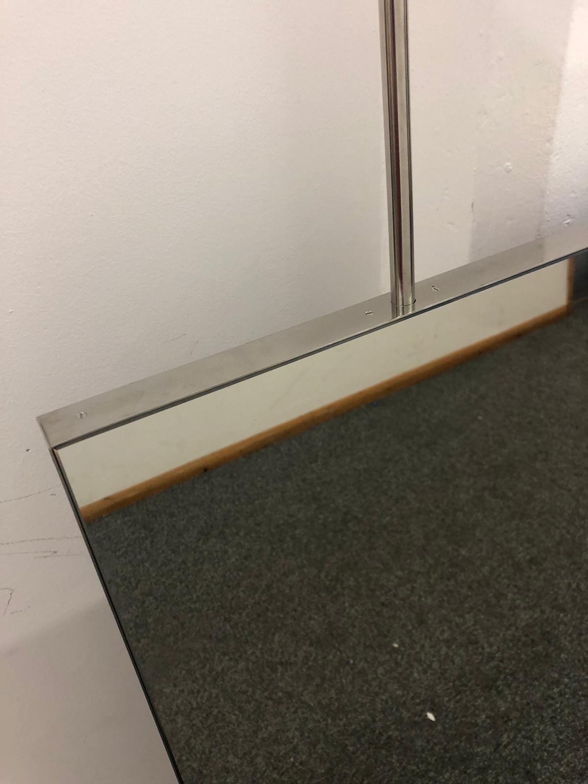 Final Payment - Bespoke Quadris™ suspended mirror with stainless steel frame