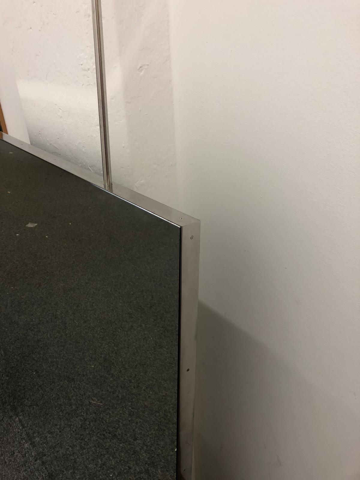 Final Payment - Bespoke Quadris™ suspended mirror with stainless steel frame