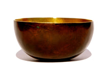 Small Decorative Brass Bowl with a Bronze Patina