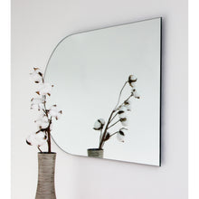 Arcus™ Arch shaped Minimalist Frameless Mirror with a Floating Effect, Large