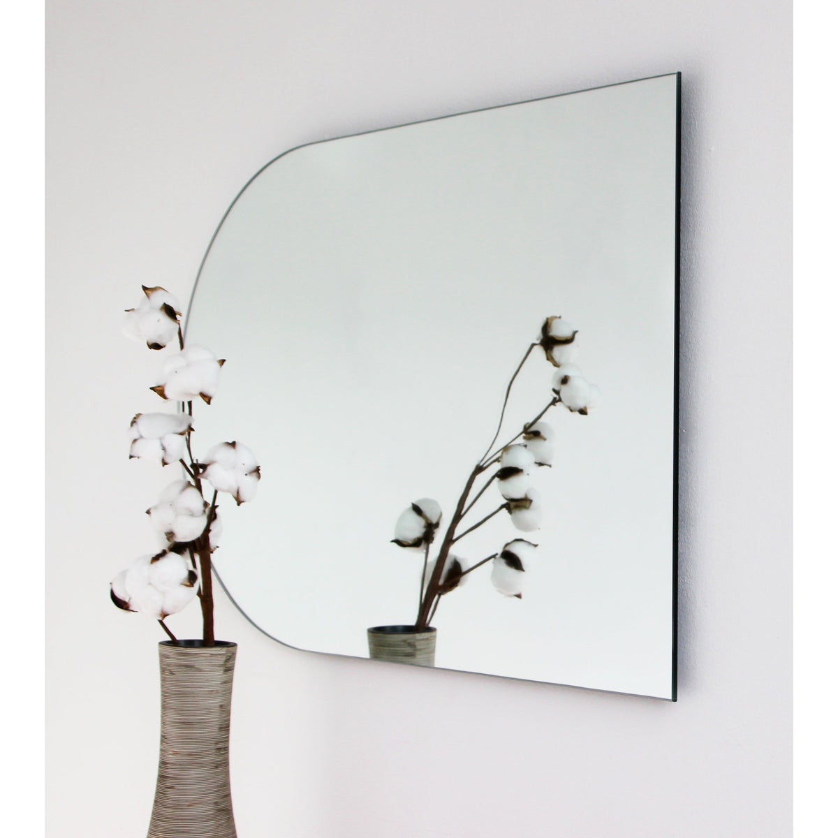 Arcus™ Arch shaped Minimalist Frameless Mirror - 4 hanging positions