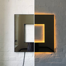 Original Contemporary Back-Illuminated Bronze Tinted Square Donut™ Mirror