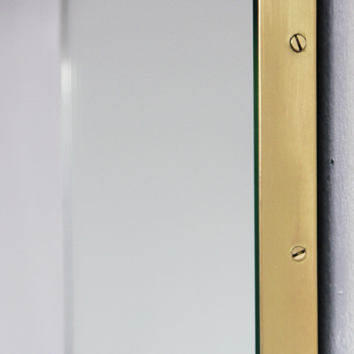Arcus™ Arch shaped Modern Mirror with a Brass Frame