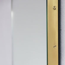 Arcus™ Arch shaped Modern Mirror with a Brass Frame