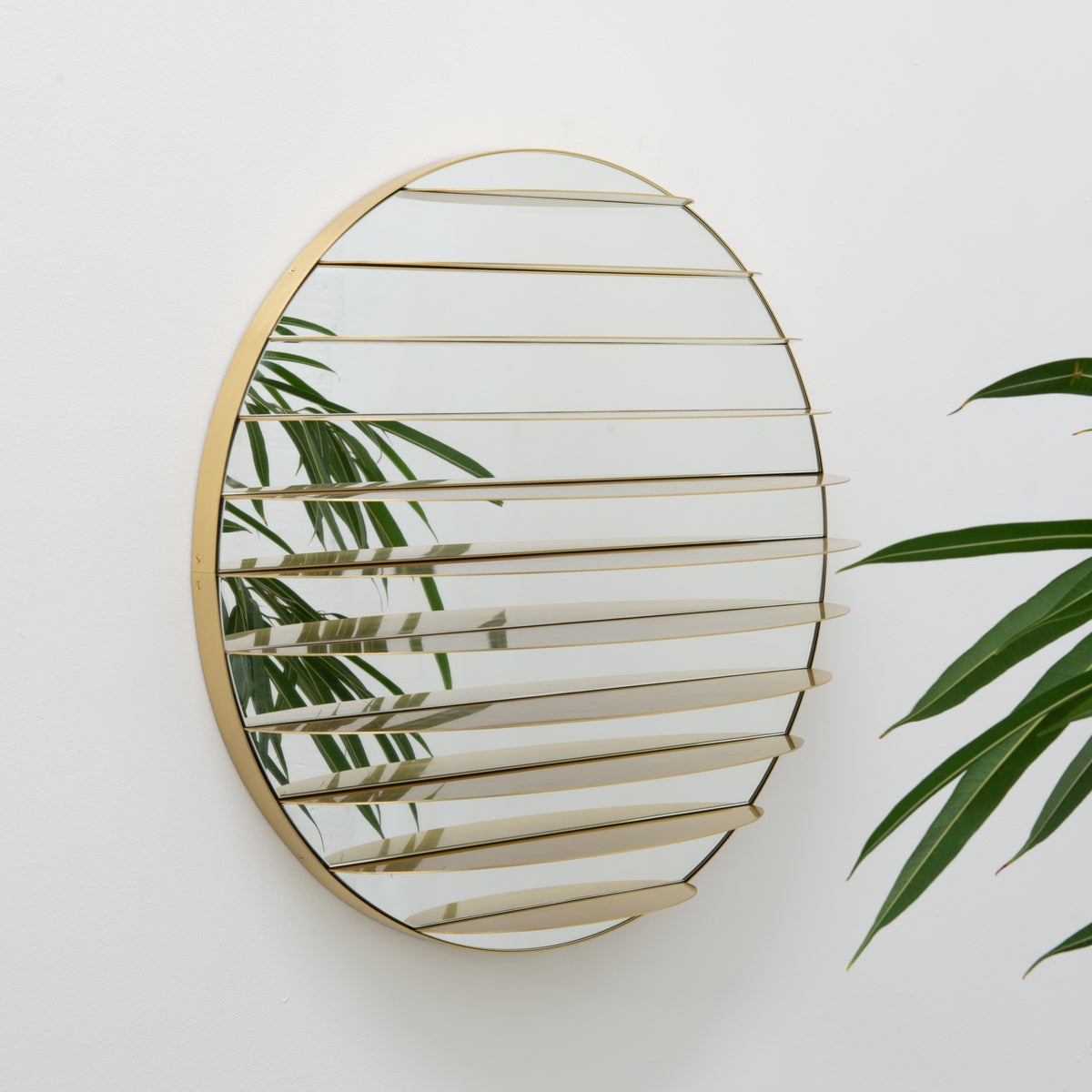 Hila™  Special Edition 3D Designer Handcrafted Brass Mirror