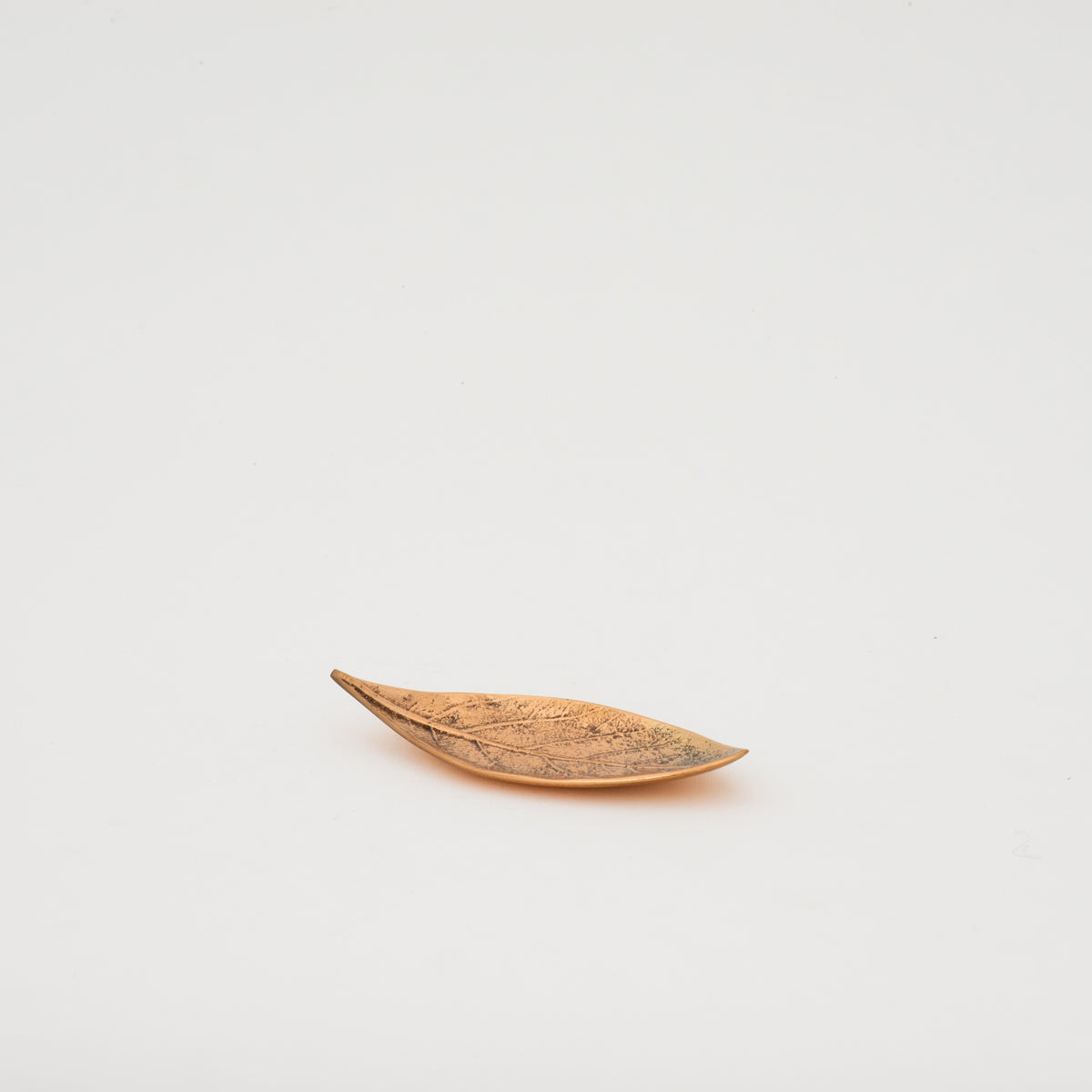 Set of 3 Handmade Cast Bronze Leaves Decorative Dishes, Vide-poche