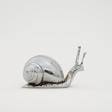 Handmade Nickel plated Decorative Snail, Large Paperweight