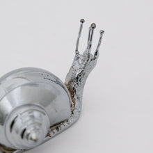 Handmade Nickel plated Decorative Snail, Large Paperweight