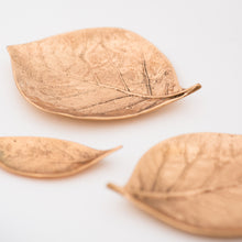 Cast Bronze Leaf Decorative Handmade Dish Vide-poche, Large