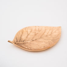 Set of 3 Handmade Cast Bronze Leaves Decorative Dishes, Vide-poche