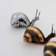 Handmade Nickel plated Decorative Snail, Large Paperweight