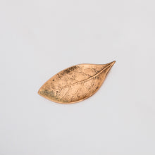 Cast Bronze Leaf Decorative Handmade Tray Vide-poche, Small