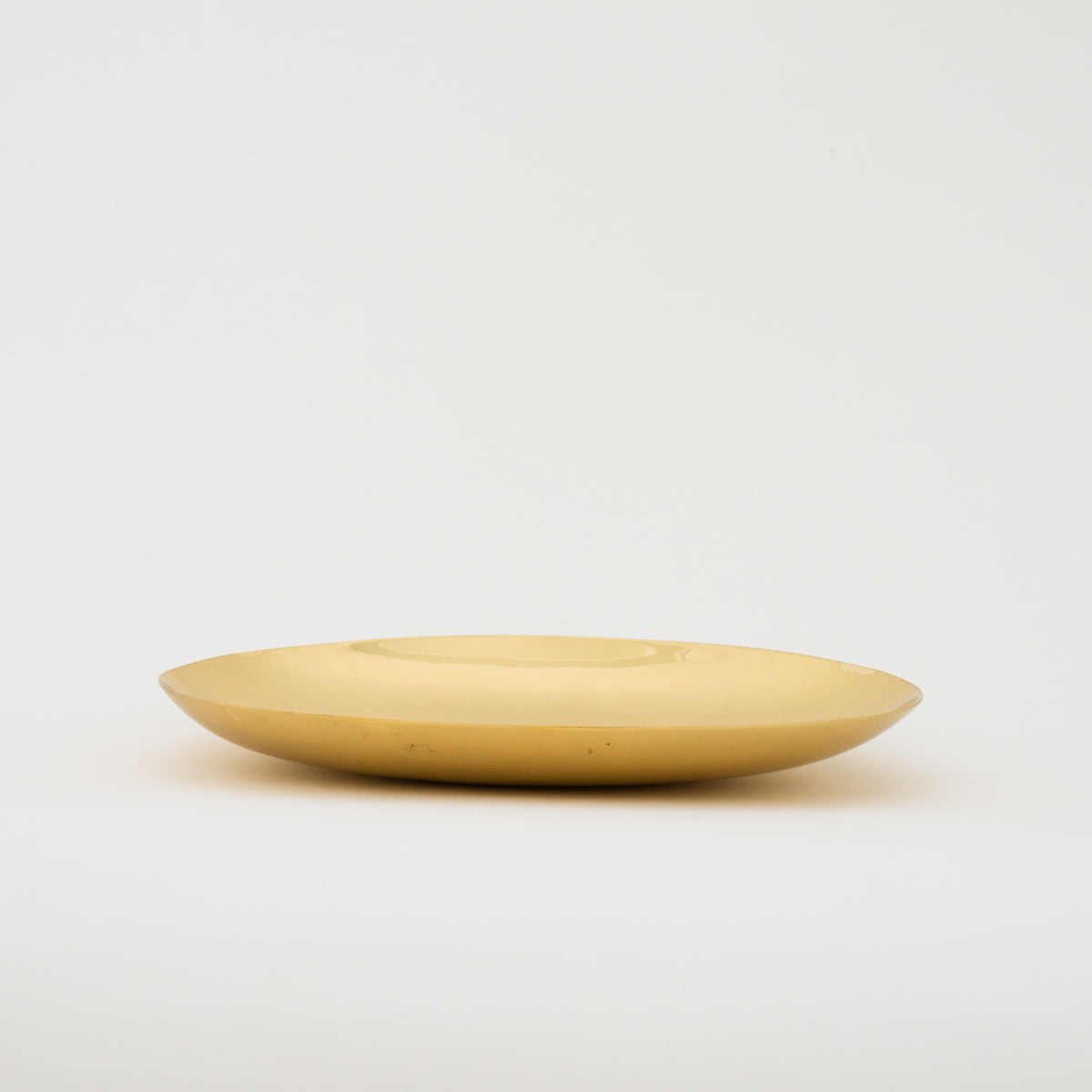 Handcrafted Polished Brass Decorative Dish Vide-poche, Medium