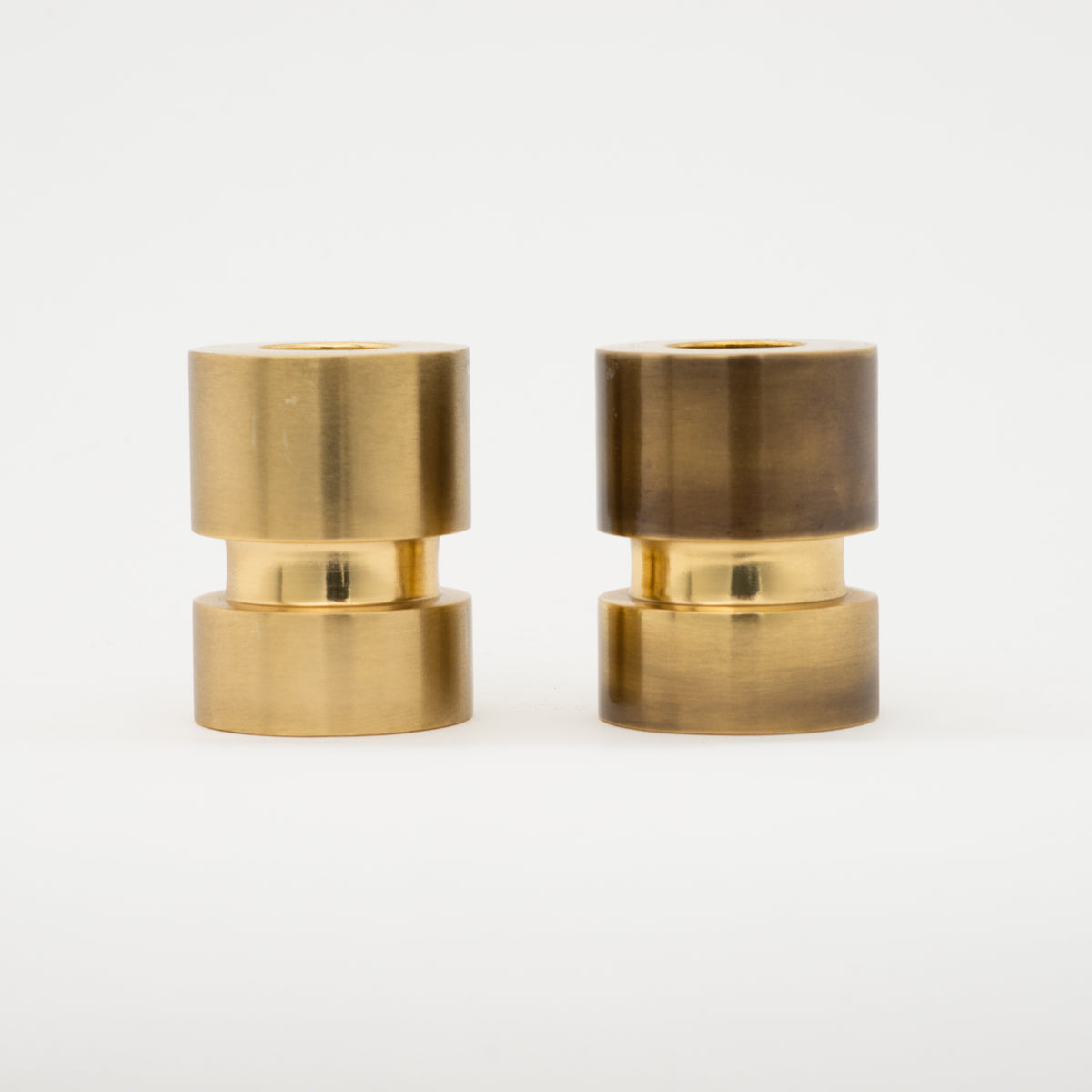 Convertible Brass Candleholder Taper Candle & Tealight