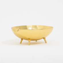 Handcast Brass Bowl With Legs Videpoche