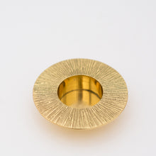 Brass Sun tealight candle holder