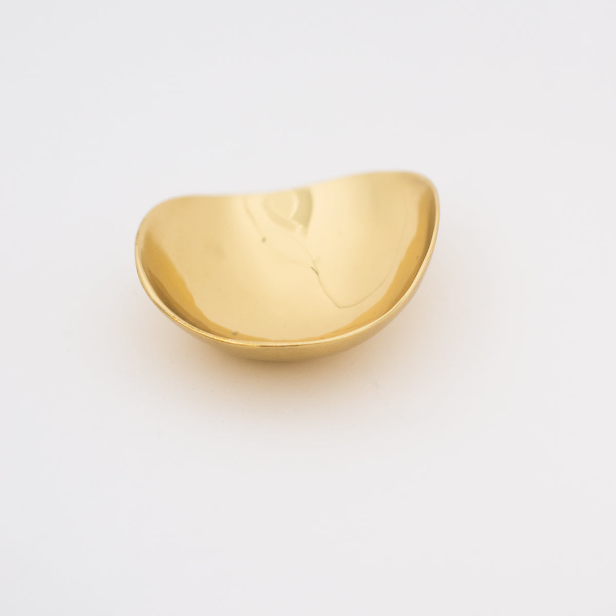 Handcast Brass Shallow Bowl
