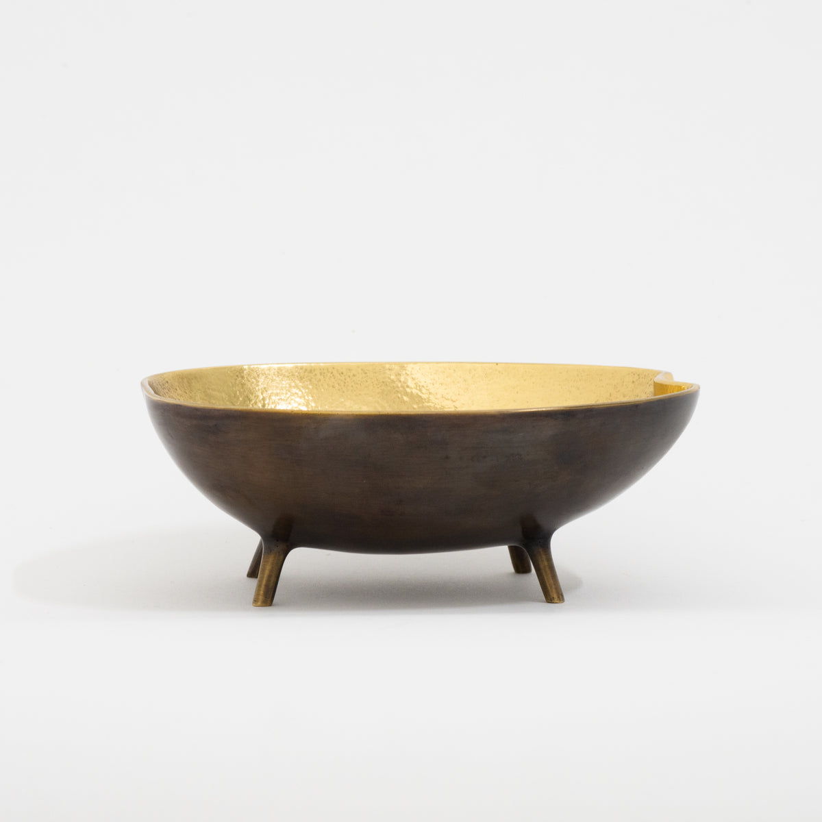 Brass Bowl With Legs, Vide-poche