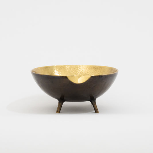 Brass Bowl With Legs, Vide-poche