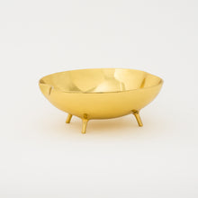 Handcast Brass Bowl With Legs Videpoche
