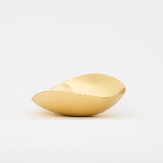 Handcast Brass Shallow Bowl