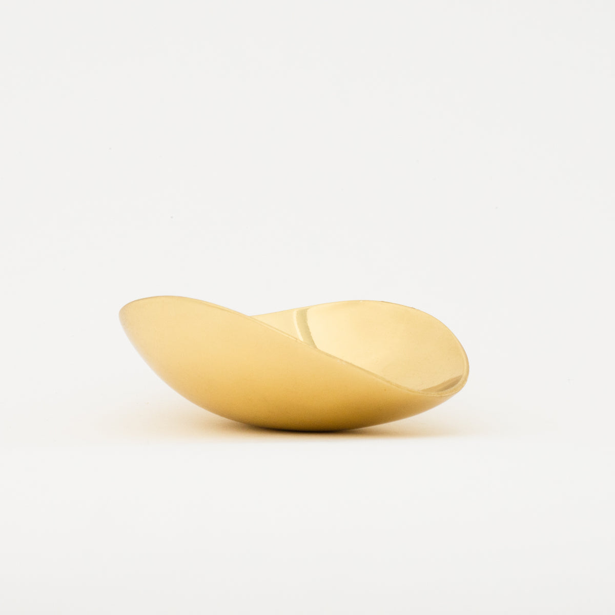 Handcast Brass Shallow Bowl
