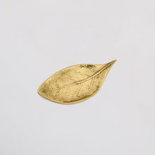 Cast Bronze Leaf Decorative Handmade Tray Vide-poche, Small