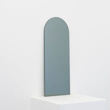 Arcus™ Arch shaped Black Tinted Contemporary Frameless Mirror with Floating Effect