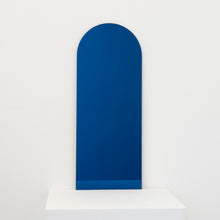 Arcus™ Arch shaped Blue Tinted Contemporary Frameless Mirror
