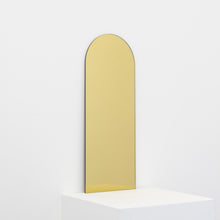 Arcus™ Arch shaped Gold Tinted Minimalist Frameless Mirror