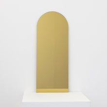 Arcus™ Arch shaped Gold Tinted Minimalist Frameless Mirror