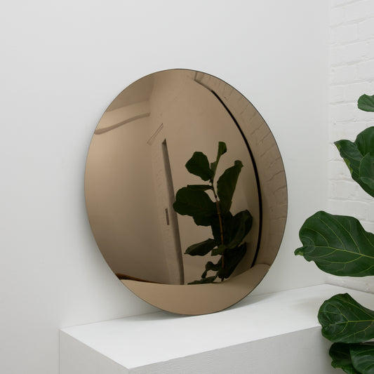 Orbis™ Round Convex Bronze Tinted Frameless Mirror (Diameter 800mm)