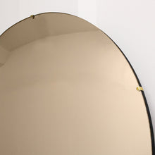 Orbis™ Round Convex Bronze Tinted Frameless Mirror